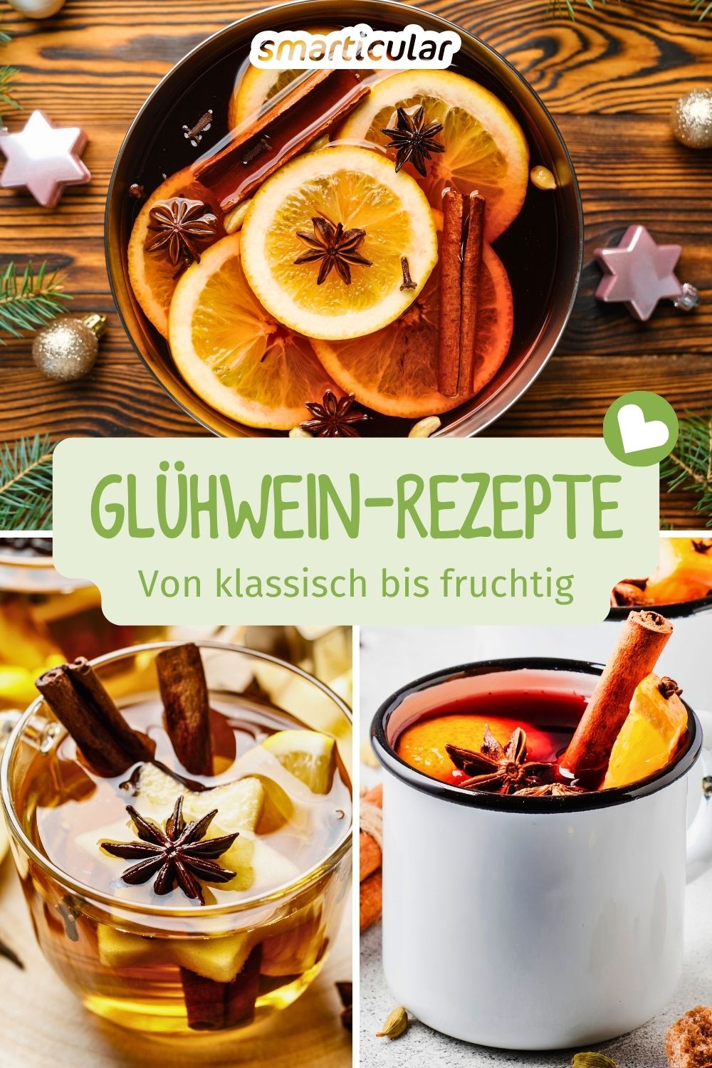 Hier findest du interessante, würzige Glühwein-Rezepte, von klassisch bis fruchtig – für abwechslungsreichen Genuss in der Vorweihnachtszeit.