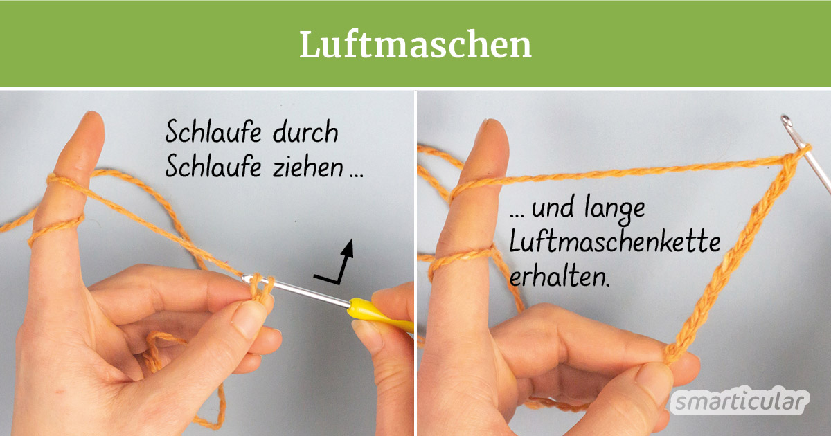 Jeder kann häkeln! Mit diesen Tipps und Tricks ist es auch für Anfänger ganz leicht. Lerne Luftmaschen, Kettmaschen und Feste Maschen kennen.