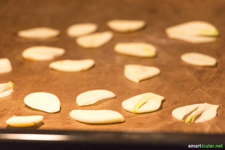 Bevor halbe Zwiebeln im Kühlschrank verderben, kannst du sie einfach trocknen und zu vielseitigem Zwiebel-Würzpulver verarbeiten.
