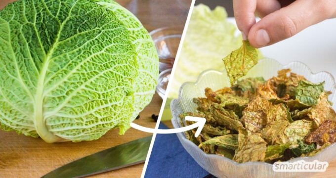 Lust auf Knabbern ohne Reue? Ersetze fettige Kartoffelchips durch kalorienarme, vitaminreiche Wirsingchips - kinderleicht selbst gemacht!