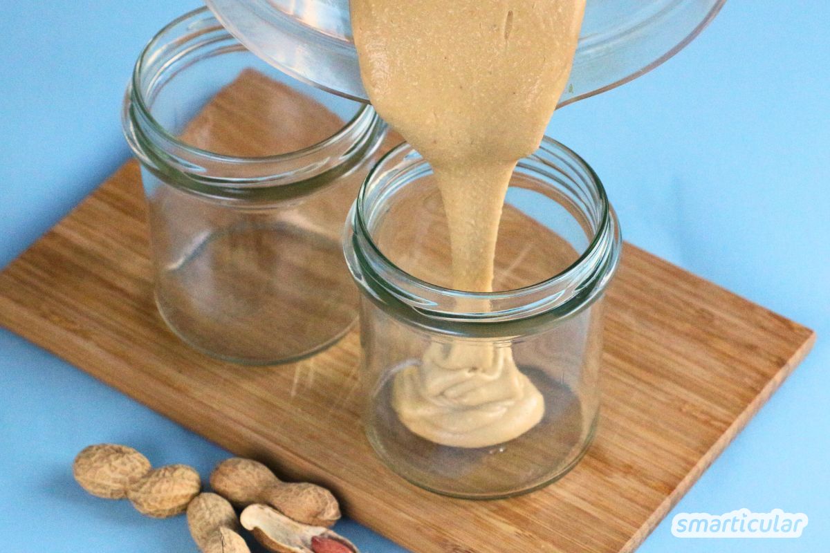 erdnussbutter-selber-machen-rezept-7 Warum ein Fertigprodukt kaufen, wenn du Erdnussbutter selber machen kannst? Mit diesem einfachen Rezept gelingt der Aufstrich garantiert.