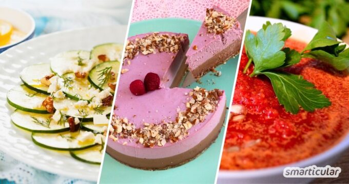 Rohes Obst, Gemüse und Co. sind bunt, gesund und lecker! Bei diesen Rohkost-Rezepten ist für jeden Geschmack etwas dabei.