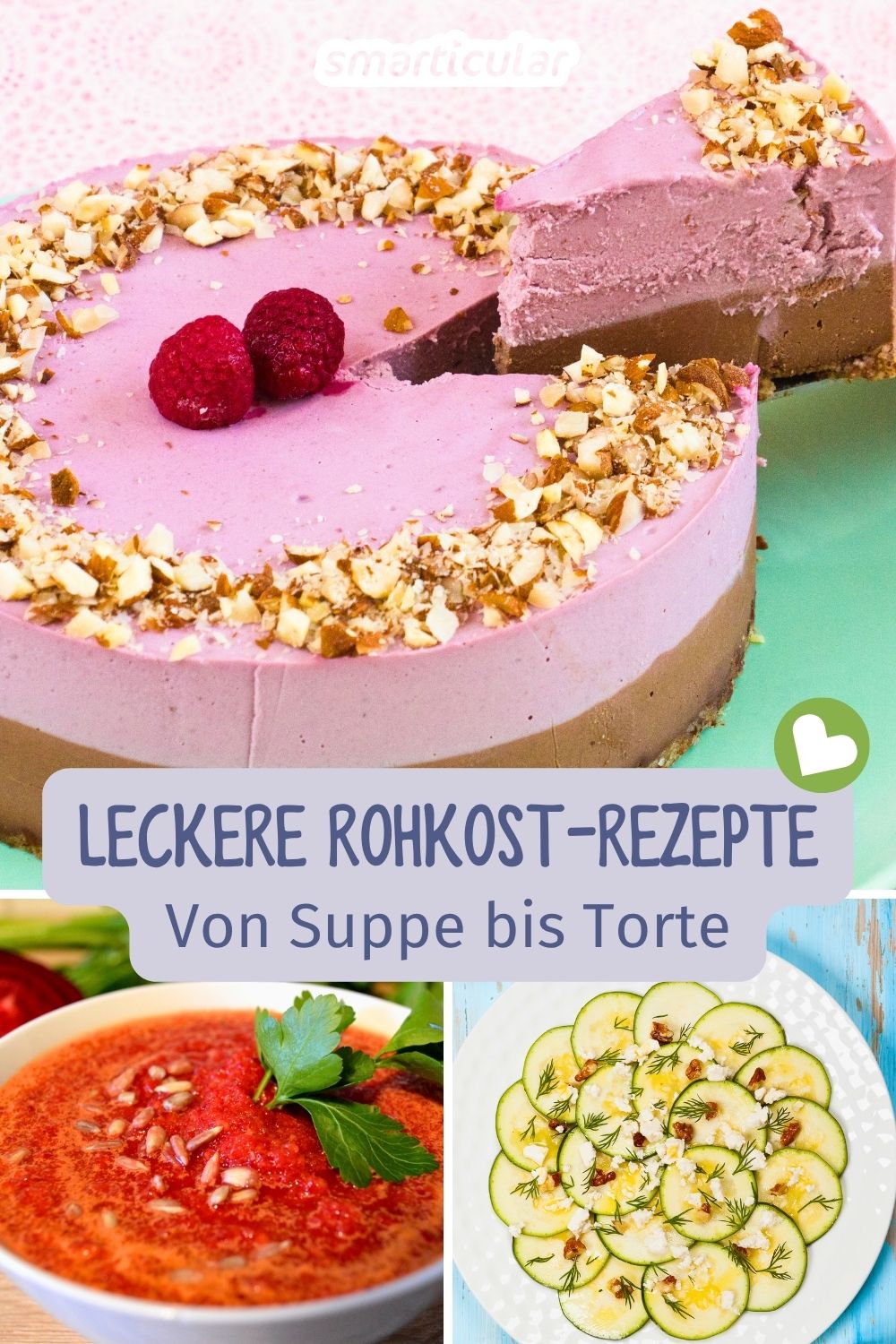 Rohes Obst, Gemüse und Co. sind bunt, gesund und lecker! Bei diesen originellen Rohkost-Rezepten ist für jeden Geschmack etwas dabei.