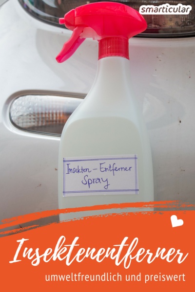 Insektenentferner-Sprays fürs Auto enthalten viele aggressive Inhaltsstoffe - mit einfachen Hausmitteln kannst du dein Auto umweltfreundlich von Rückständen befreien