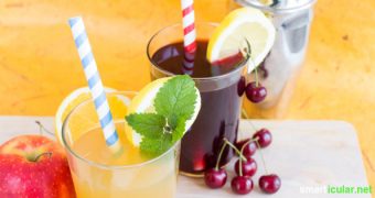 Diese fünf bunten Saftcocktails mit regionalen Zutaten sind alkoholfrei, gesund, nachhaltig und sogar für Kinder eine tolle Erfrischung!