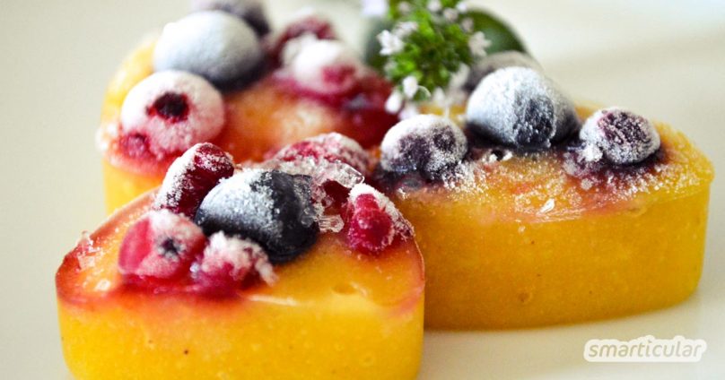 Lust auf gesundes Fruchteis? Diese bunten Eiswürfel eignen sich prima zum Genießen für zwischendurch - oder zum Kühlen deines Sommerdrinks.