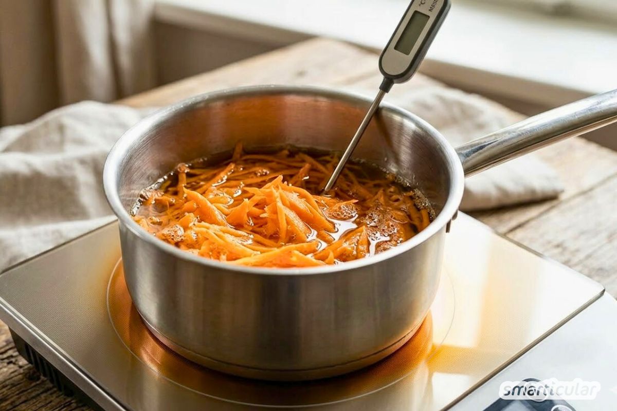 Karottenöl selber machen: Mit unserer Schritt-für-Schritt-Anleitung stellst du die natürliche Hautpflege einfach und sicher zu Hause her.