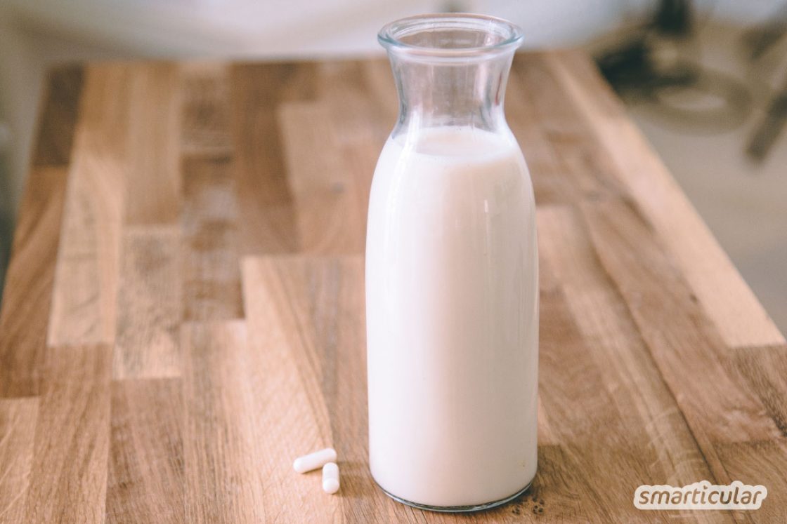 Veganen Joghurt selber machen aus Soja, Kokos, Lupine