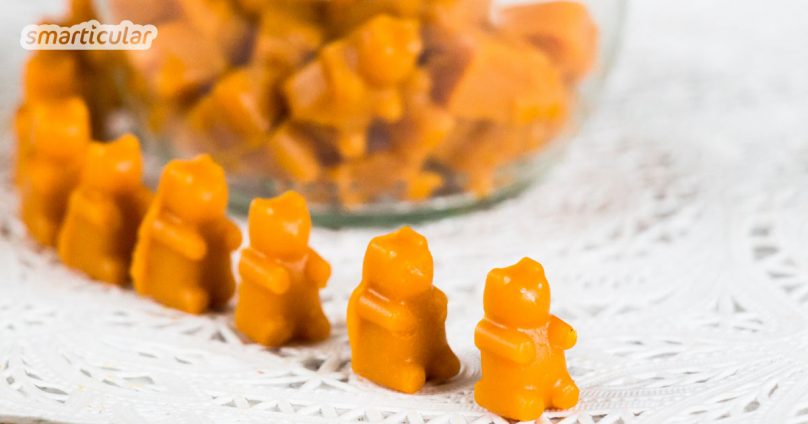 Vitaminreiche Sanddorn-Fruchtgummis aus 3 Zutaten