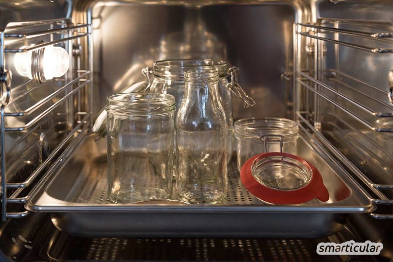 Flaschen, Gläser und Utensilien richtig desinfizieren und keimfrei machen