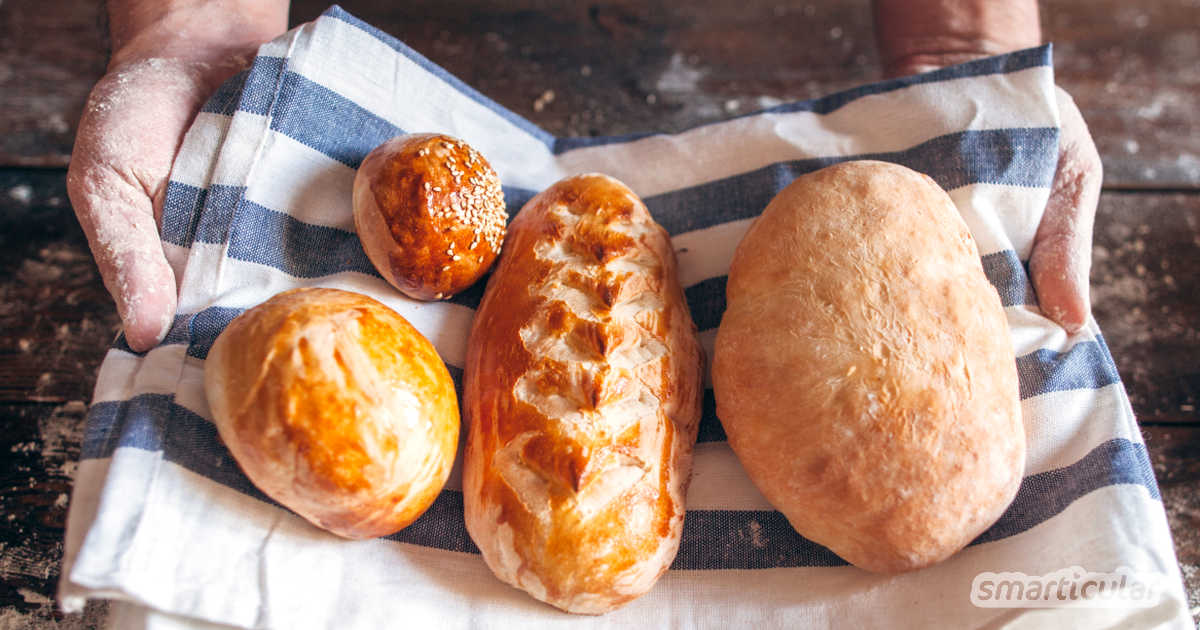 Will man größere Mengen gekauftes, gerettetes oder selbst gebackenes Brot lange frisch halten, ist Einfrieren die beste Methode. So gelingt’s plastikfrei und ohne Gefrierbrand!