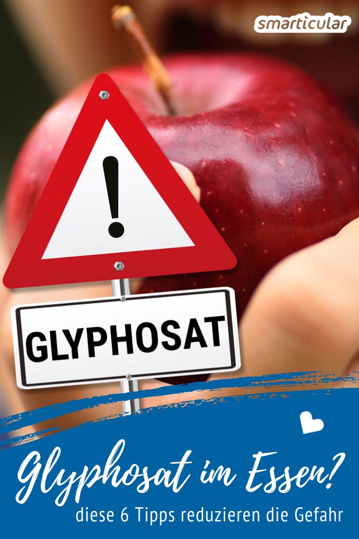 Glyphosat im Essen ist nicht nur unappetitlich, sondern wahrscheinlich auch gesundheitsschädlich. Mit diesen Tipps findest du Lebensmittel, die weniger belastet sind!