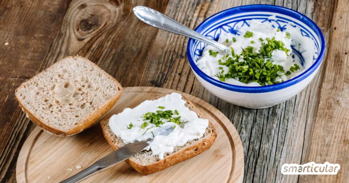 Frischkäse selber machen aus Joghurt - ohne Plastik – smarticular Verlag Frischkäse selber machen aus Joghurt - ohne Plastik – smarticular Verlag