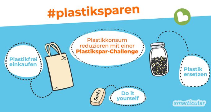 Möchtest du gern deinen Plastikverbrauch reduzieren, weißt aber nicht so recht, wie du das anstellen sollst? Dann ist eine Plastikspar-Challenge genau das Richtige für dich!