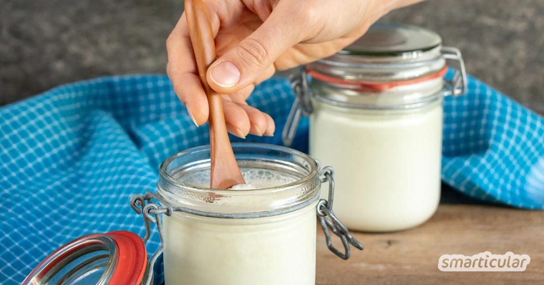 Joghurt selber machen ohne Maschine stichfest und cremig