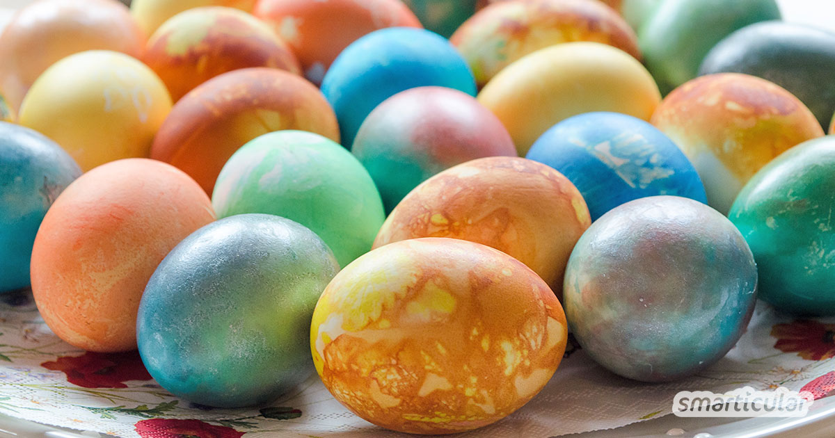 Intensiv leuchtende Ostereier natürlich färben? Mit diesen Lebensmitteln färbst du deine Ostereier wunderschön und strahlend bunt. Ohne Zusatzstoffe