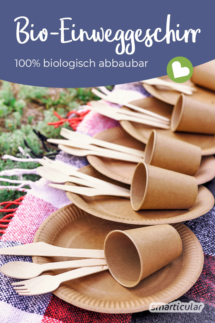 Bio-Einweggeschirr aus Palmblättern, Zuckerrohr oder Kleie ist biologisch abbaubar und hilft, große Mengen Plastikmüll zu vermeiden. In der Regel bestehen die innovativen Alternativen aus Produktionsabfällen und sind somit doppelt nachhaltig.
