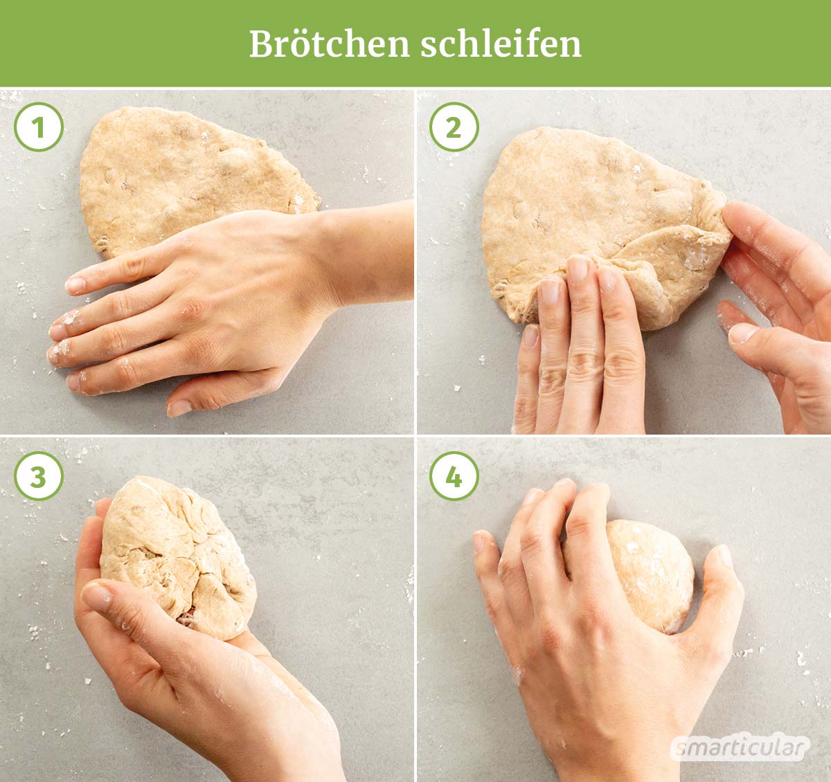 Statt Aufbackbrötchen aus dem Supermarkt zu kaufen, kannst du sie auch selbst auf Vorrat backen, einfrieren und bei Bedarf schnell aufbacken und genießen.