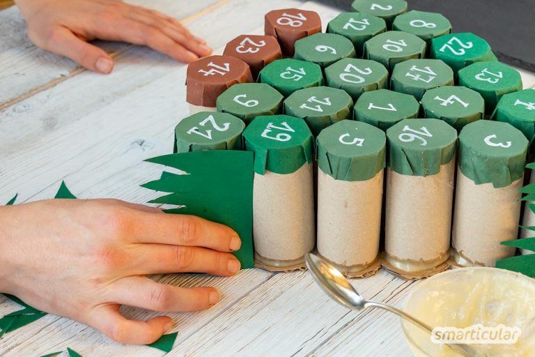 DIY Adventskalender aus Klorollen ZeroWasteWeihnachten smarticular