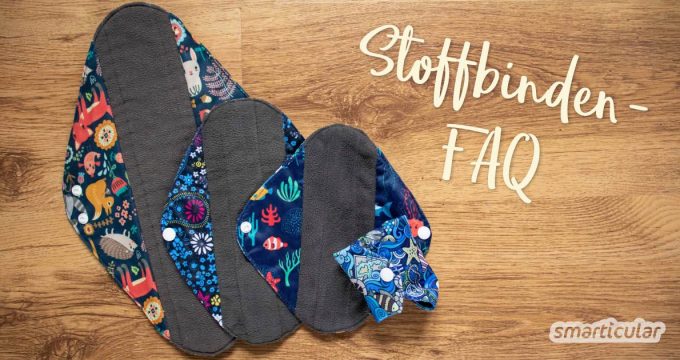 Stoffbinden sind eine nachhaltige Alternative zu Einwegbinden. Hier findest du Antworten auf die wichtigsten Fragen zur Anwendung und erfährst, wie sie hygienisch sauber gewaschen werden.