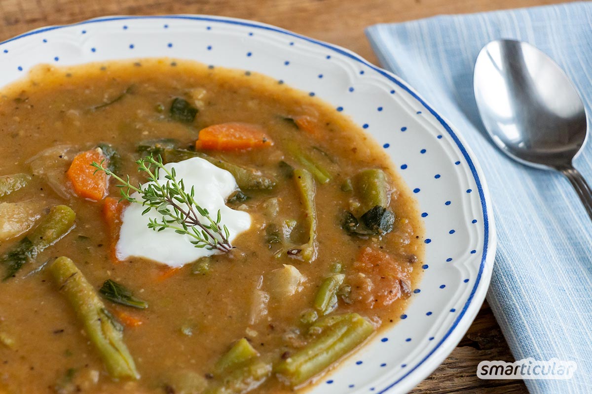 Brotsuppe Brotreste einfach und schmackhaft verwerten