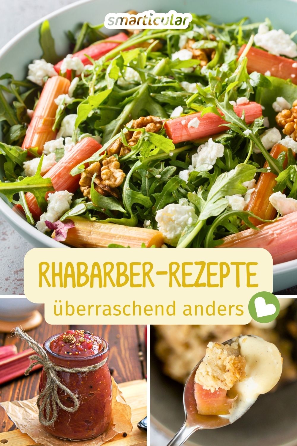 Es gibt viel mehr Rhabarber-Rezepte als Kompott und Kuchen! Mit diesen ungewöhnlichen Gerichten wird die Saison garantiert nicht langweilig.
