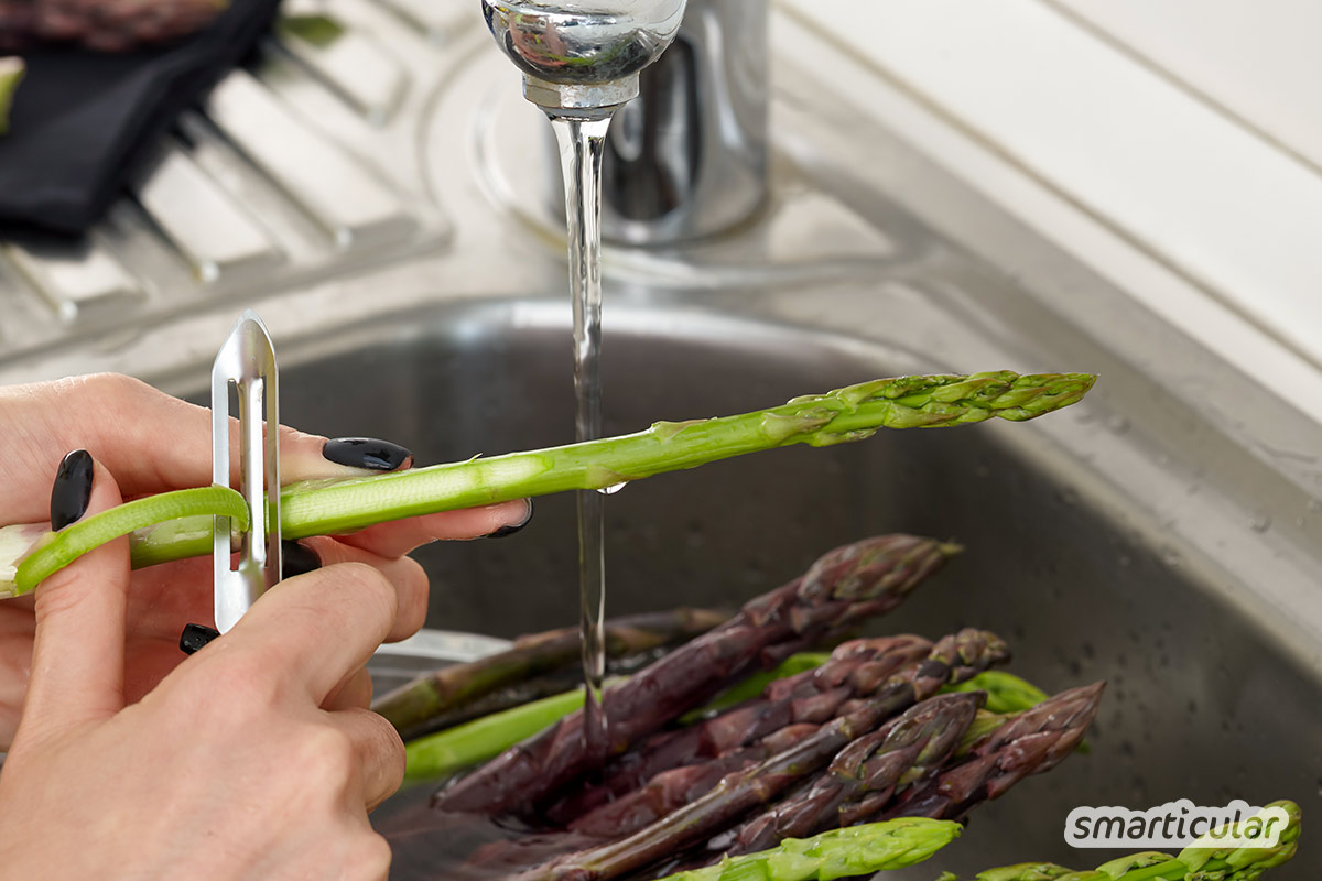 Spargel einkochen oder auch einwecken ist eine einfache Methode, das saisonale und gesunde Gemüse fürs ganze Jahr haltbar zu machen.