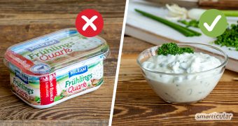 Weniger Verpackungsmüll und mehr Geschmack: einen Kräuterquark selber zu machen, hat zahlreiche Vorteile. Hier findest du ein einfach köstliches Grundrezept.