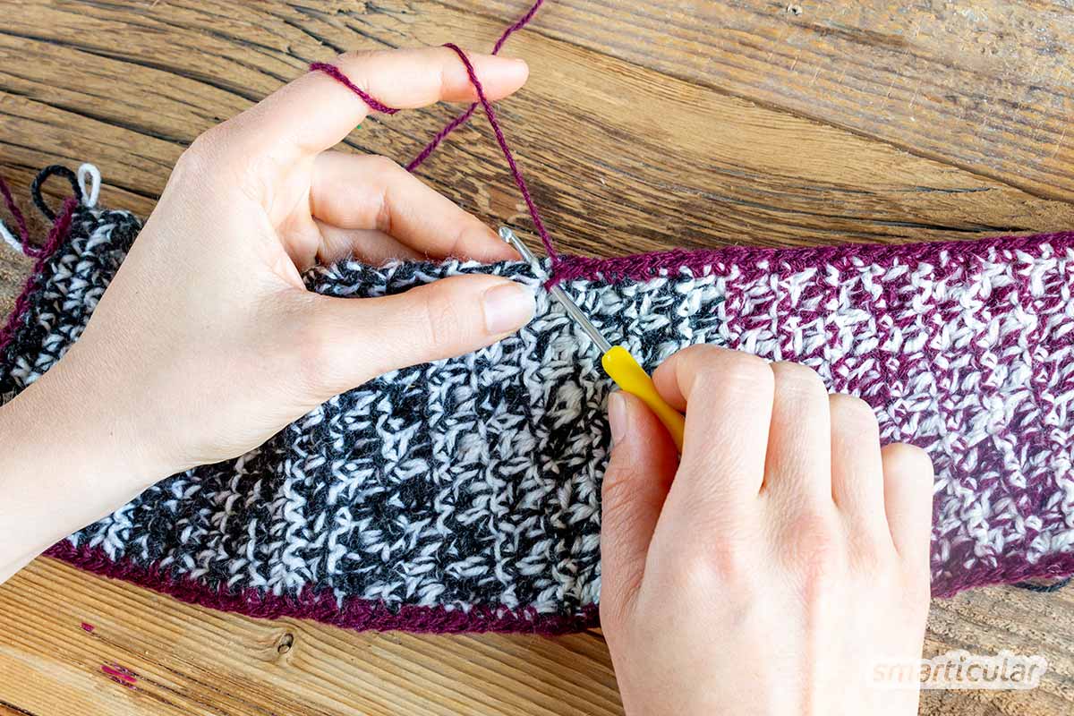 Eine waschbare Alternative zu Swiffer-Bodentüchern, um nass oder trocken zu wischen und den Boden mit “Staubmagnet-Effekt” von Staub zu befreien, kannst du leicht selbst häkeln.