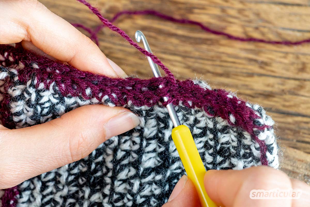 Eine waschbare Alternative zu Swiffer-Bodentüchern, um nass oder trocken zu wischen und den Boden mit “Staubmagnet-Effekt” von Staub zu befreien, kannst du leicht selbst häkeln.