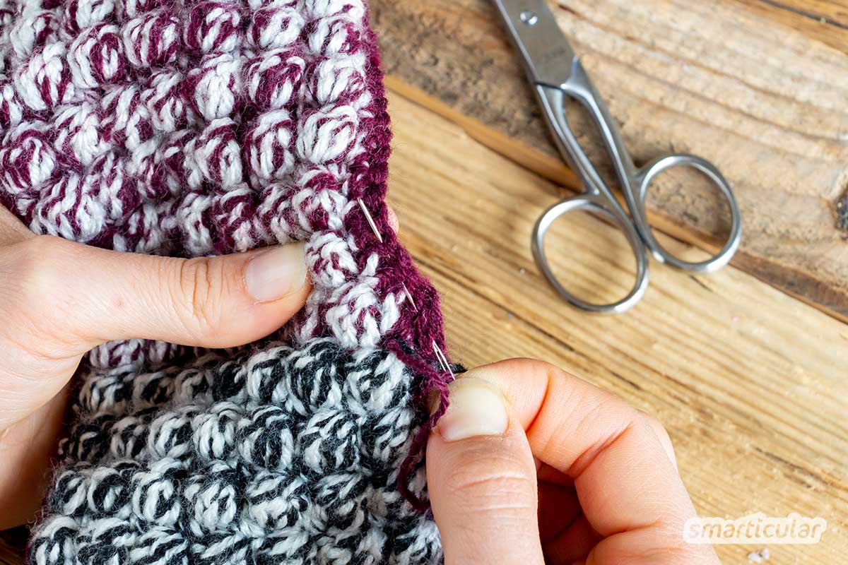 Eine waschbare Alternative zu Swiffer-Bodentüchern, um nass oder trocken zu wischen und den Boden mit “Staubmagnet-Effekt” von Staub zu befreien, kannst du leicht selbst häkeln.