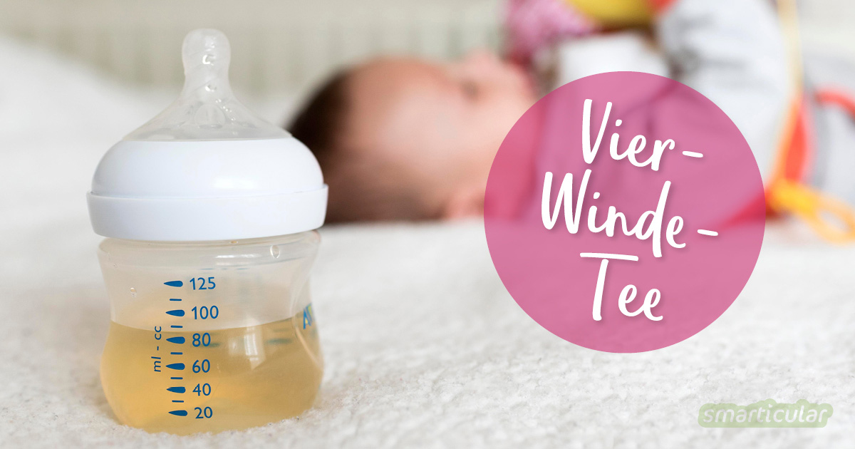 Viele Babys leiden unter Dreimonatskoliken und die Eltern gleich mit. Eine selbst gemachte Teemischung lindert die Beschwerden auf natürliche Weise.