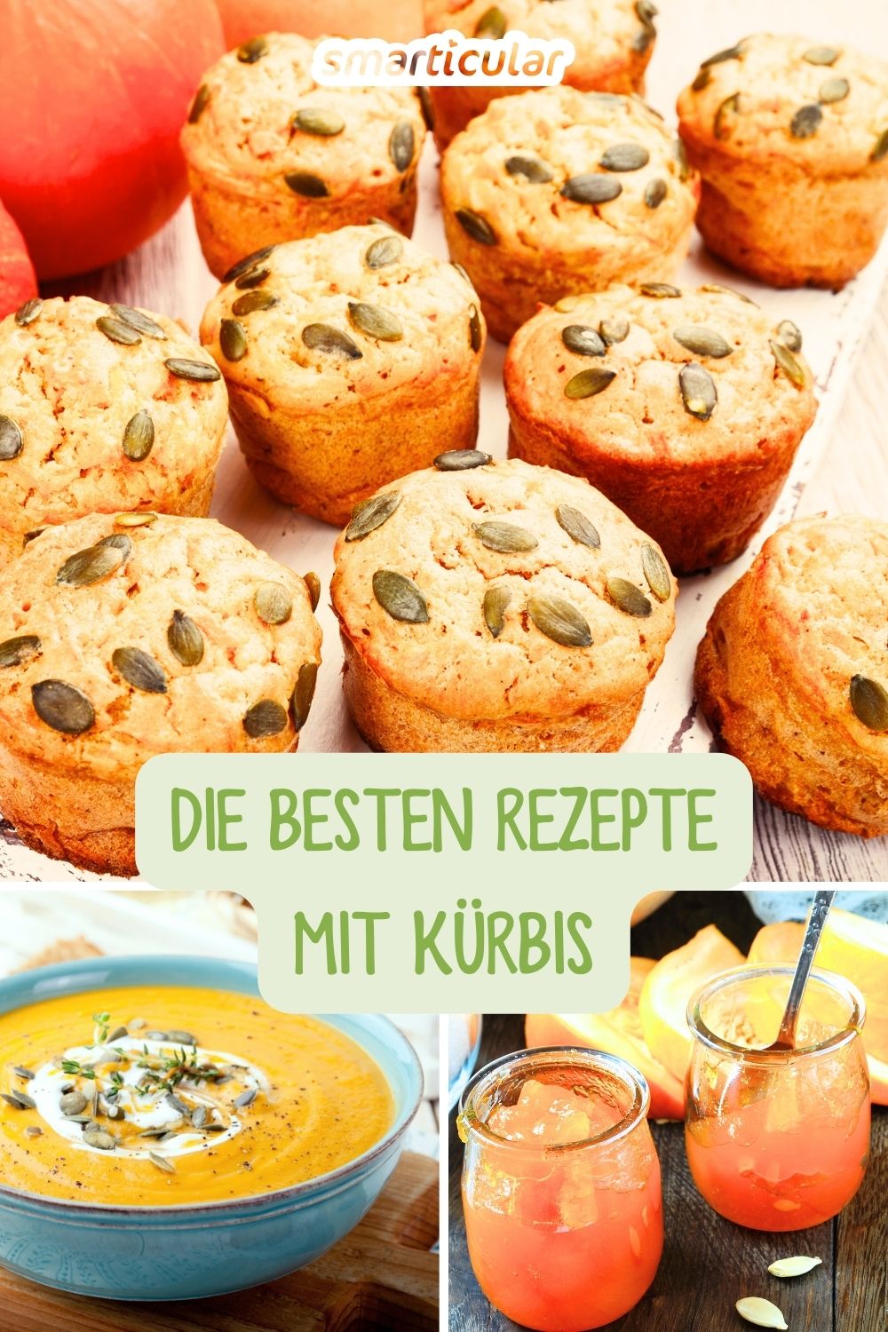 Mit diesen Kürbis-Rezepten verarbeitest du jeden Kürbis in ein abwechslungsreiches und ungewöhnliches Gericht, damit es in der Kürbissaison nie langweilig wird.