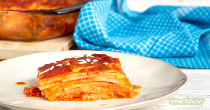 Rezept für Sellerie-Lasagne