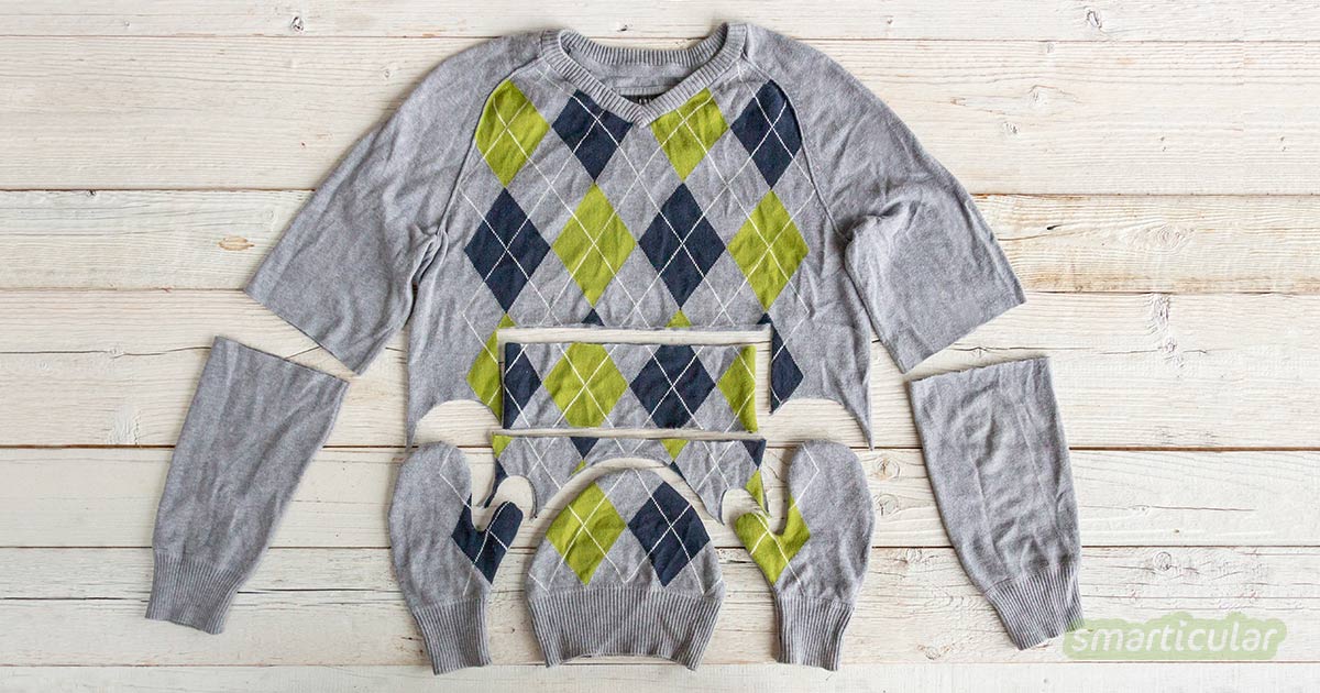 Pullover-Upcycling: aus alten Pullis etwas Neues machen – smarticular ...