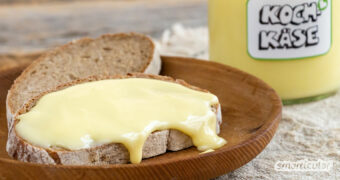 Mit diesem Kochkäse-Rezept lässt sich der vielseitige Küchenklassiker einfach selber machen - mit weniger Verpackungsmüll und ohne fragwürdige Inhaltsstoffe.