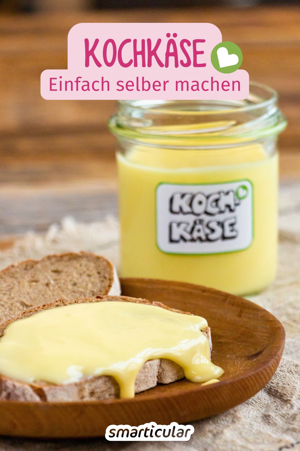 Mit diesem Rezepte lässt sich Kochkäse einfach selber machen - mit weniger Verpackungsmüll und ohne fragwürdige Inhaltsstoffe.