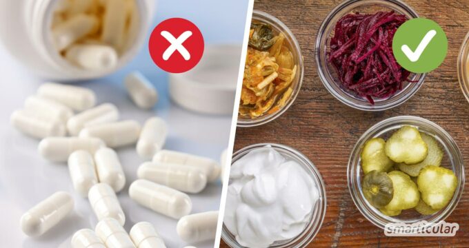 Probiotika sind gesund für Darmflora und Immunsystem. Viel besser als entsprechende Nahrungszusätze sind jedoch natürliche probiotische Lebensmittel.