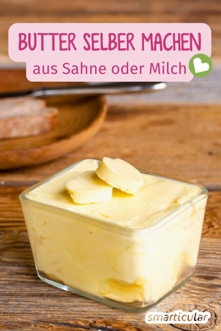 Aus Milch Butter Machen