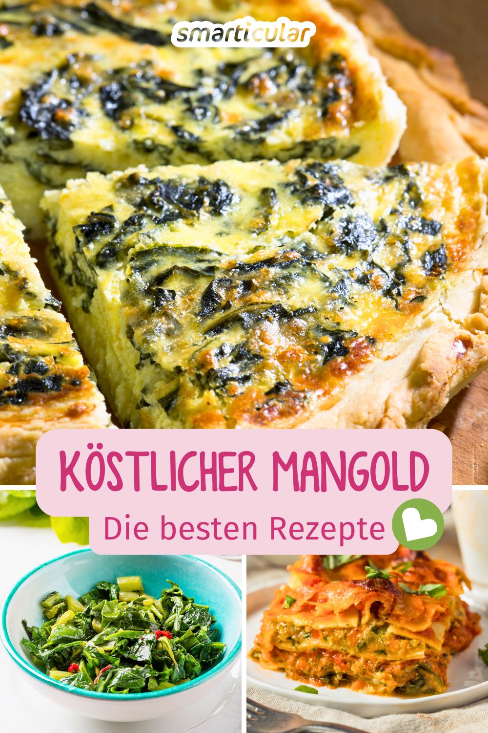 Mangold ist zahlreiche Wochen regional verfügbar und lässt sich vielfältig verarbeiten - hier findest du die besten Mangold-Rezepte.