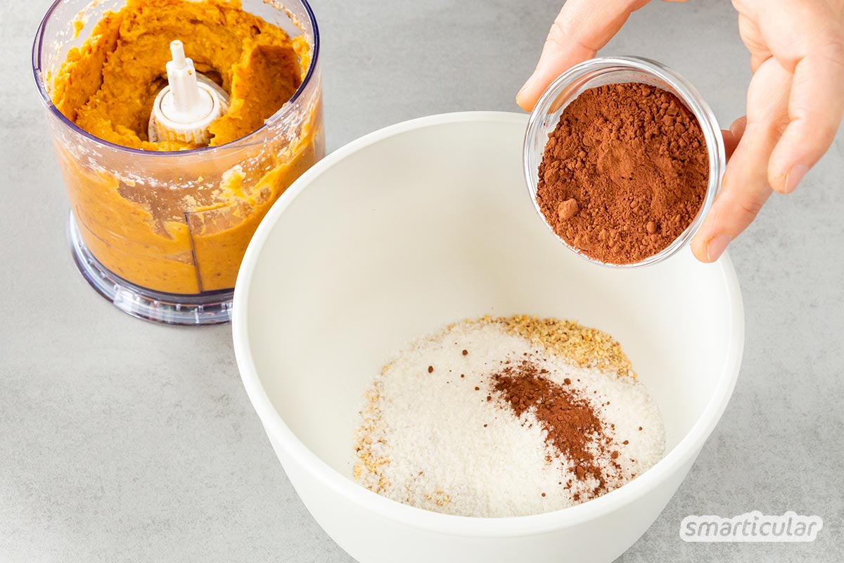 Naschen ohne Reue: Dieses Rezept für Süßkartoffel-Brownies ist einfach zuzubereiten, liefert jede Menge Vitalstoffe und kommt ganz ohne Industriezucker aus.