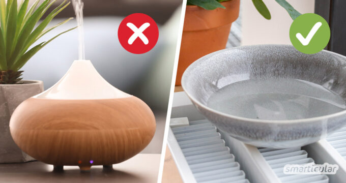 In den kalten Monaten leiden viele unter trockener Heizungsluft. Wie du mit kleinen Tricks die Luftfeuchtigkeit im Raum erhöhen kannst, erfährst du hier.