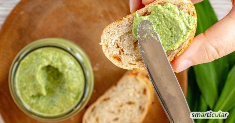 Bärlauchaufstrich selber machen - blitzschnell fertig – smarticular Verlag