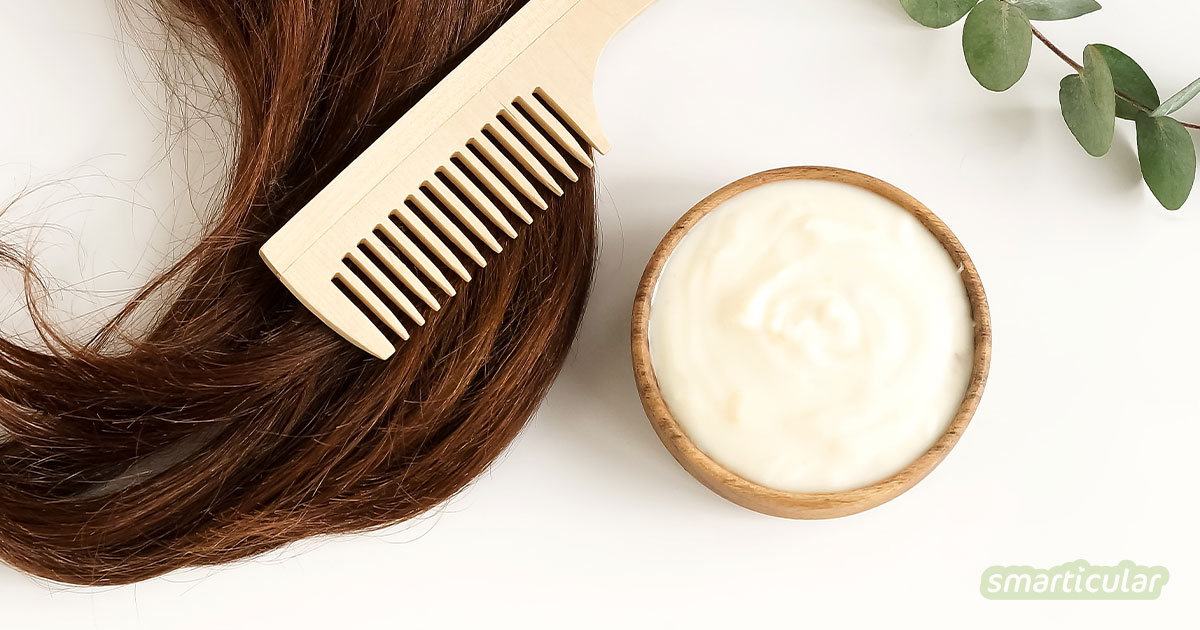 Bananen, Mayonnaise und Co.: Viele Küchenzutaten eignen sich für die Intensivpflege der Haare. Empfehlenswerte Haarmasken zum Selbermachen, findest du hier.