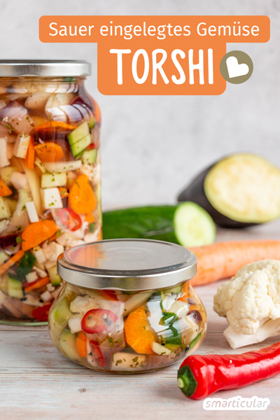 Torshi oder Turshi eignet sich gut als Appetizer oder als Beilage zu zahlreichen Gerichten. Wer gerne sauer isst, hat am wandelbaren Torshi viel Freude.