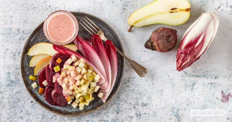 Rote-Bete-Salat mit Birne und Nussdressing – smarticular Verlag