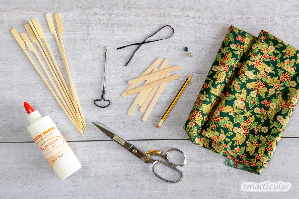 Es erwarten dich heiße und windstille Tage? Dann könnte dieses Upcycling-Projekt etwas für dich sein: einen Fächer basteln aus Stoffresten.