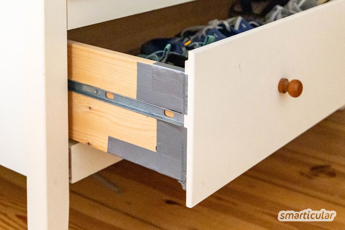 Viele Dinge, die im Haushalt kaputt gehen, lassen sich mit Panzertape reparieren, statt sie wegzuwerfen.