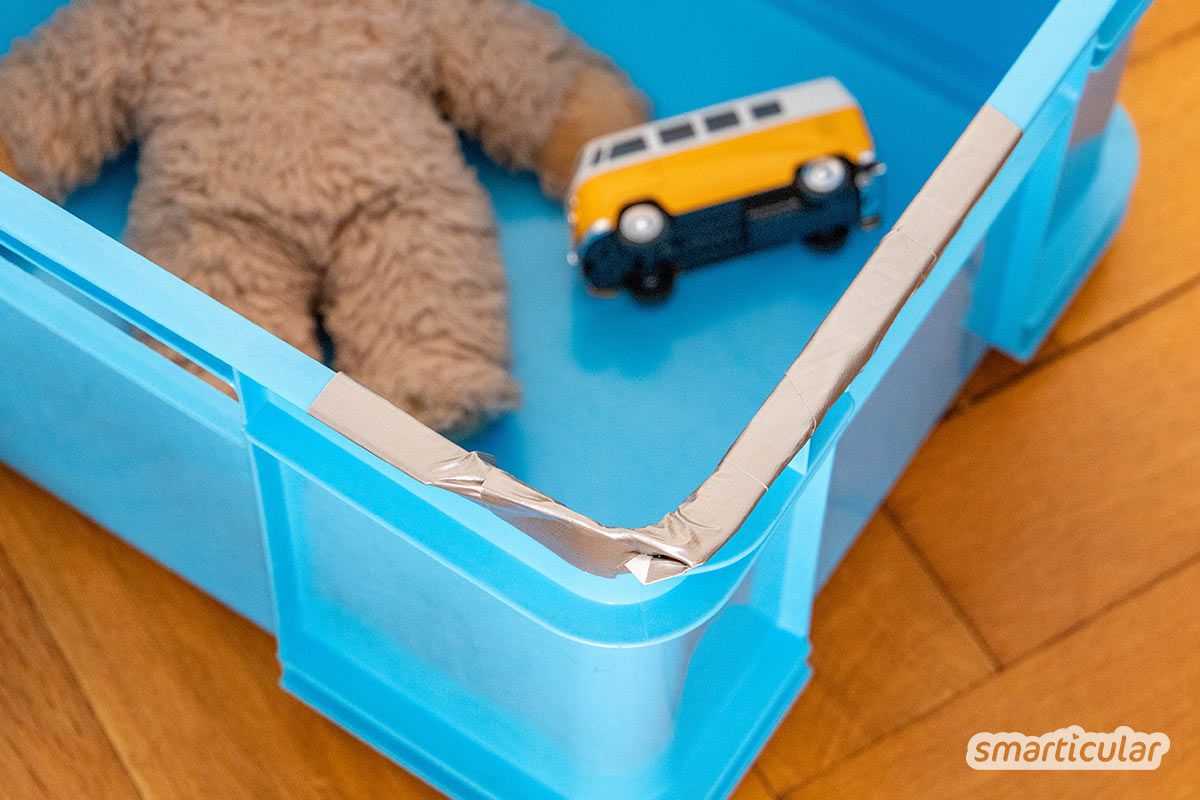 Viele Dinge, die im Haushalt kaputt gehen, lassen sich mit Panzertape reparieren, statt sie wegzuwerfen.