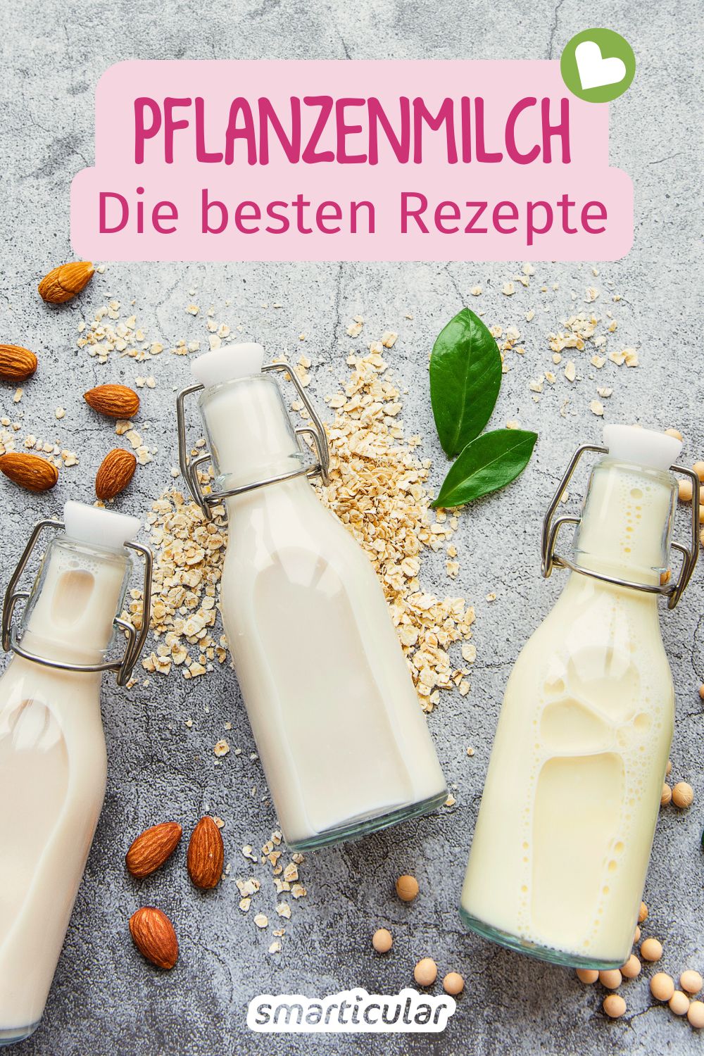 So einfach kannst du Pflanzenmilch selber machen! Entdecke die besten Rezepte für vegane Milch aus Getreide, Nüssen, Saaten und Co.